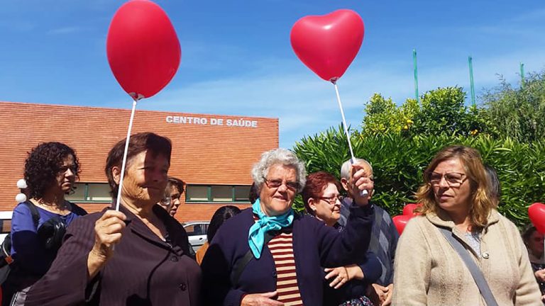 A esperança na melhoria do acesso aos cuidados de saúde era visível nos rostos de alguns manifestantes.